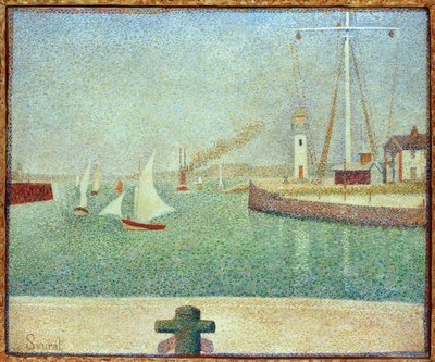 Entrance to the Port of Honfleur by Georges Seurat